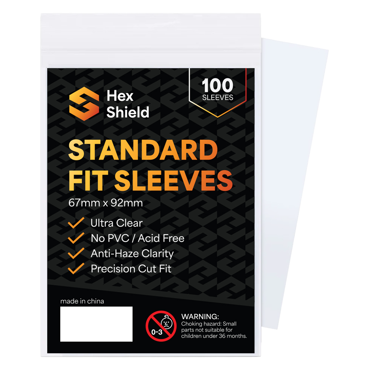 Standard Fit Card Sleeves 100 Pack | Premium Trading Card Sleeves